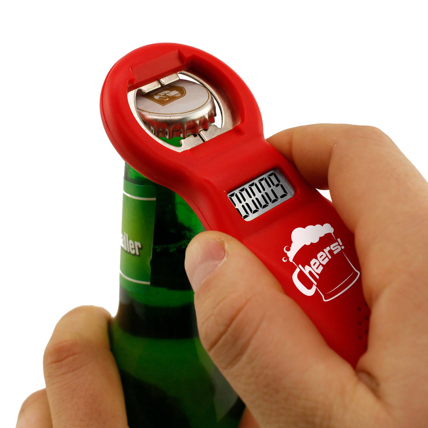 Beertracker, oplukker med tracker - rød